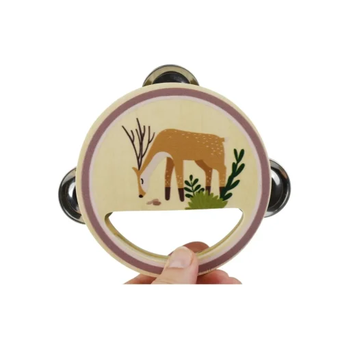 Calm u0026 Breezy Woodland Wooden Tambourine