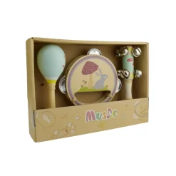 Calm u0026 Breezy Woodland Wooden 3 Piece Musical Set