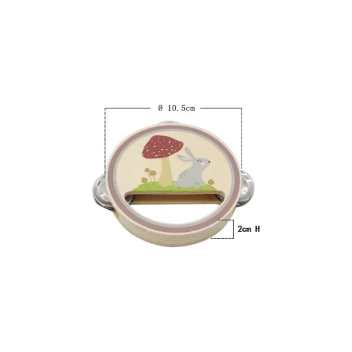 Calm u0026 Breezy Woodland Wooden Tambourine