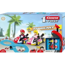 Carrera FIRST | Battery Set Mario Kart Mario u0026 Peach 2.4m Track