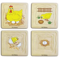 Chicken 4 Layer Puzzle