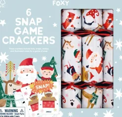 Christmas Crackers | Festive Snap | Pack of 6