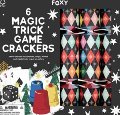 Christmas Crackers | Magic Abracadabra | Pack of 6