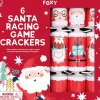 Christmas Crackers | Santa Racing | Pack of 6