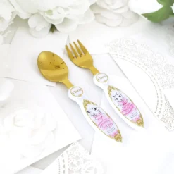 Claris 2 Piece Gold Cutlery Set