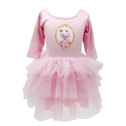 Claris Fashion Print Tulle Dress