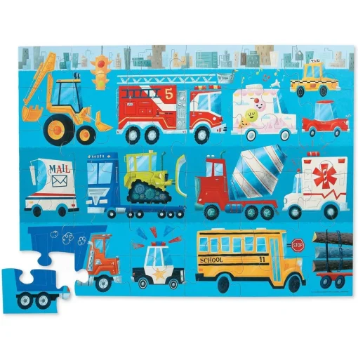 Classic Floor Puzzle 36 Piece | Vehicles Classic