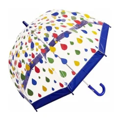 Clifton Childrens Birdcage PVC Raindrops Umbrella