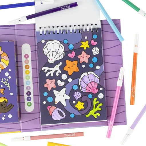 Colour by Numbers - Mermaids and Friends
