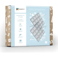 Connetix 2 Piece Base Plate Pack Clear