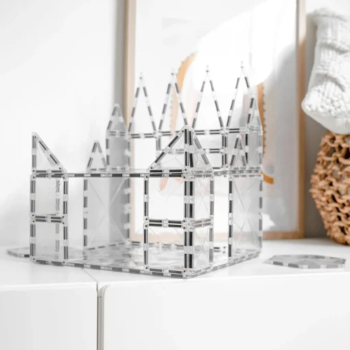 Connetix 2 Piece Base Plate Pack Clear