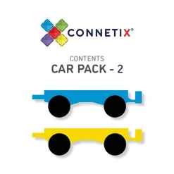 Connetix 2 Piece Car Pack Rainbow