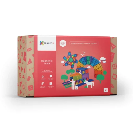 Connetix 212 Piece Mega Pack Rainbow