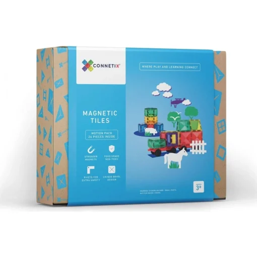 Connetix 24 Piece Motion Pack Rainbow