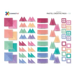 Connetix 120 Piece Pastel Creative Pack