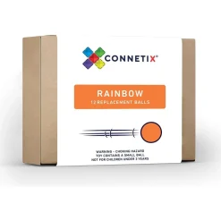 Connetix 12 Piece Rainbow Replacement Ball Pack