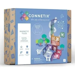 Connetix Pastel Ball Run Expansion Pack 80 Piece