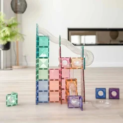 Connetix Pastel Ball Run Expansion Pack 80 Piece