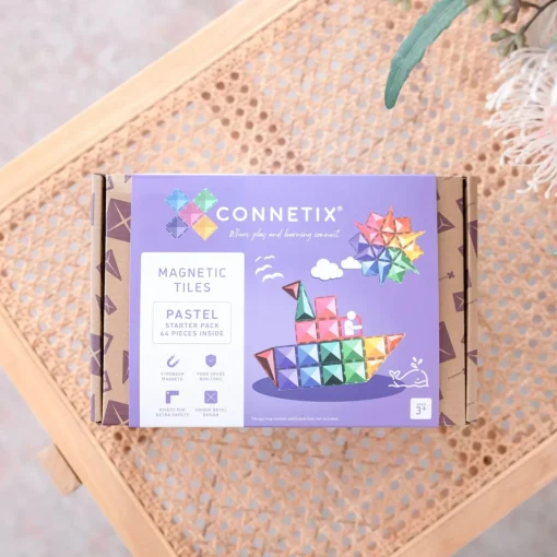 Connetix Pastel Starter Pack 64 Piece