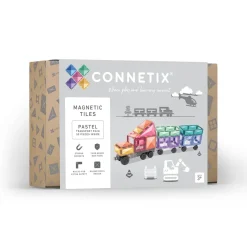 Connetix Pastel Transport Pack 50 Piece