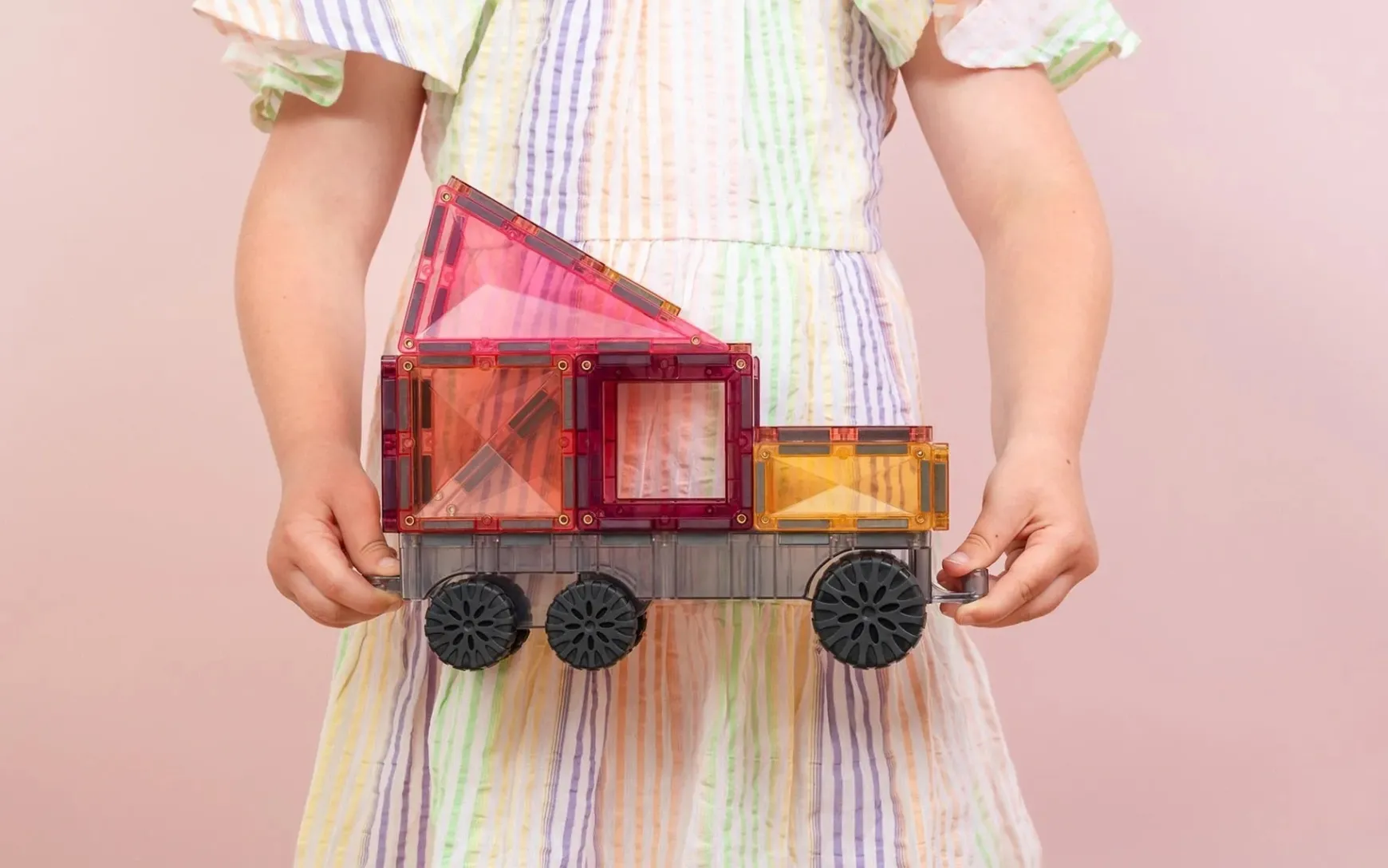 Connetix Pastel Transport Pack 50 Piece