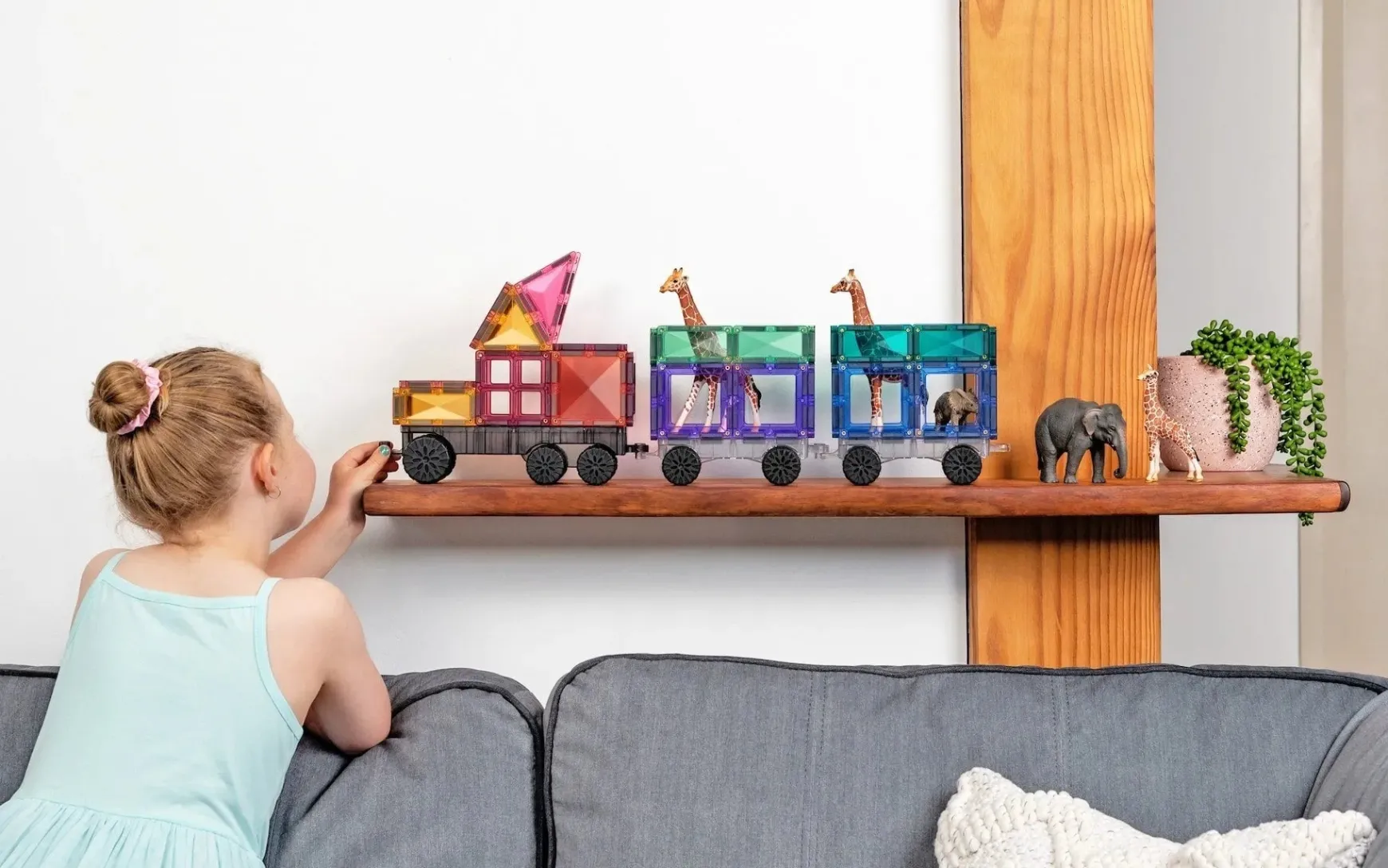 Connetix Pastel Transport Pack 50 Piece