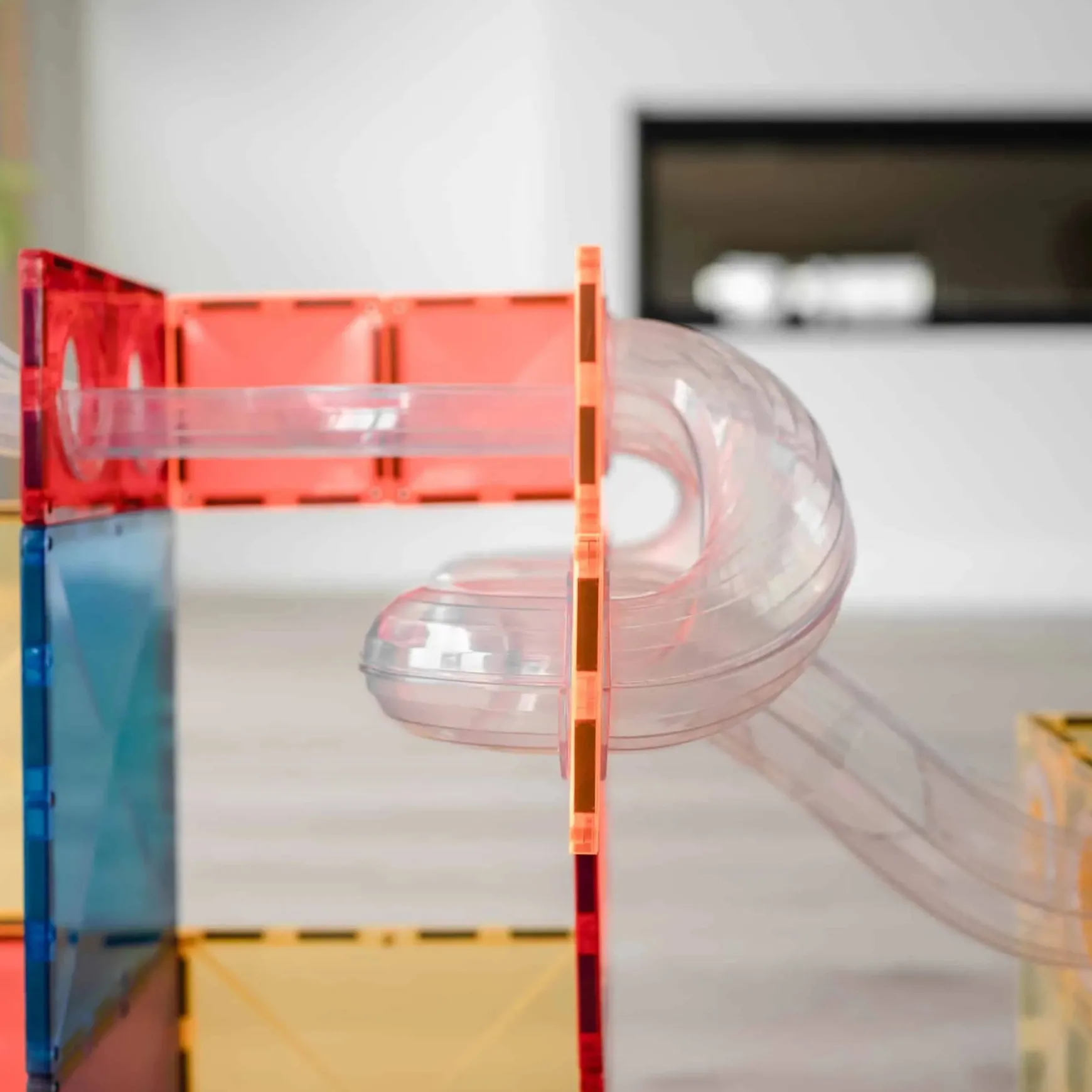 Connetix Rainbow Ball Run Expansion Pack 66 Piece