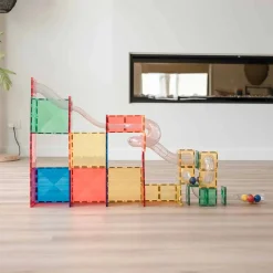 Connetix Rainbow Ball Run Expansion Pack 66 Piece