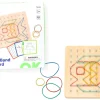 Creative Rubber Band Geoboard Pattern Puzzle Game
