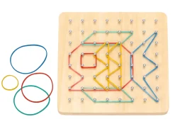 Creative Rubber Band Geoboard Pattern Puzzle Game
