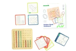 Creative Rubber Band Geoboard Pattern Puzzle Game