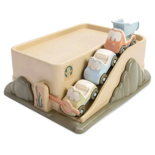 Dantoy - Bioplastic - Garage + 3 Cars