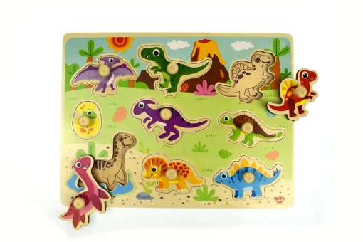 Dinosaur Peg Puzzle