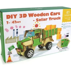 DIY 3D Wooden Solar Truck Science u0026 Craft Kit
