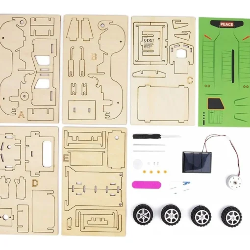 DIY 3D Wooden Solar Truck Science u0026 Craft Kit
