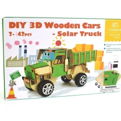 DIY 3D Wooden Solar Truck Science u0026 Craft Kit