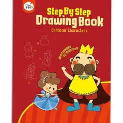 Drawing Book - Cartoon Characters (Step by Step)