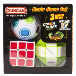 Duncan Brain Game Combo Set (Colour Shift, Quick Cube u0026 Serpent)