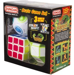 Duncan Brain Game Combo Set (Colour Shift, Quick Cube u0026 Serpent)