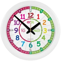 Easy Read Time Teacher Wall Clock