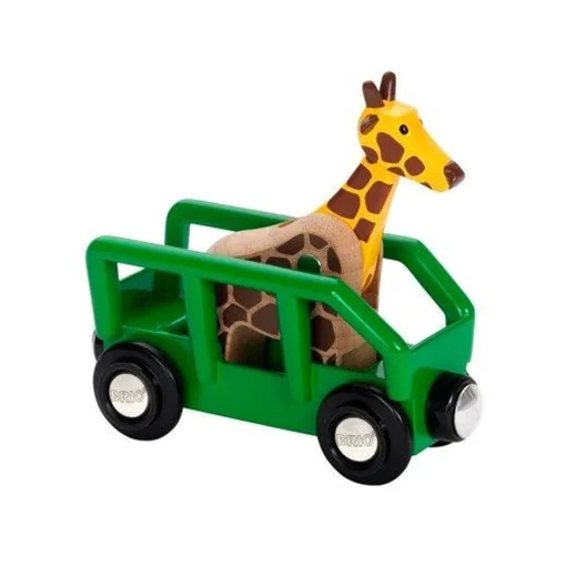 Giraffe and Wagon for Railway