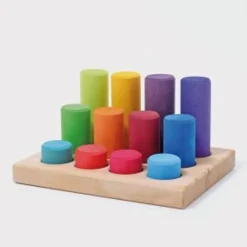 Grimm's Rollers Small Sorting Game Rainbow