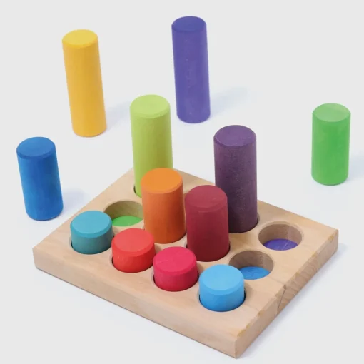 Grimm's Rollers Small Sorting Game Rainbow