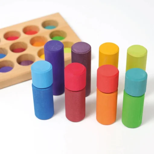 Grimm's Rollers Small Sorting Game Rainbow