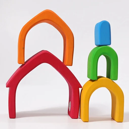 Grimm's Stacking House Coloured