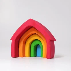 Grimm's Stacking House Coloured