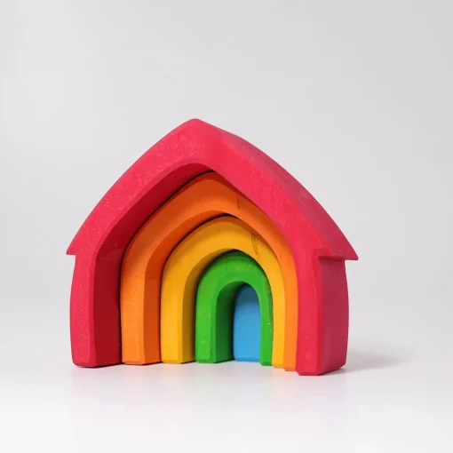 Grimm's Stacking House Coloured