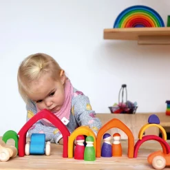 Grimm's Stacking House Coloured