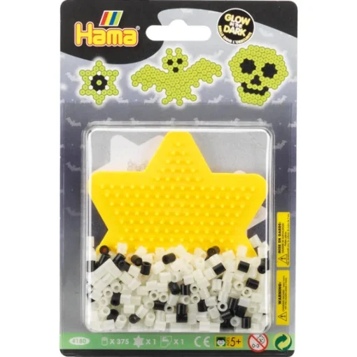 Hama | Small Blister Pack | Yellow Star | Approx. 450 beads