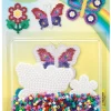 Hama Beads | Large Blister Pack | 1,100 Beads | Butterfly u0026 Flower
